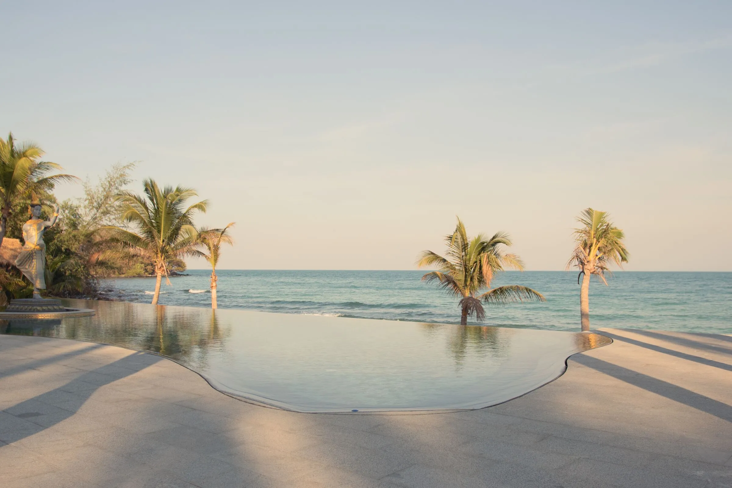 Infinity pool at Apsara Resort